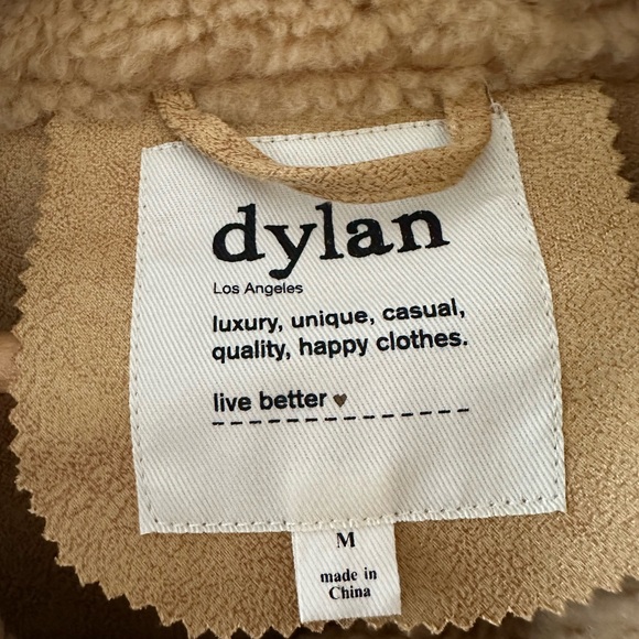 Dylan Tan Shearling Jacket - Picture 2 of 7